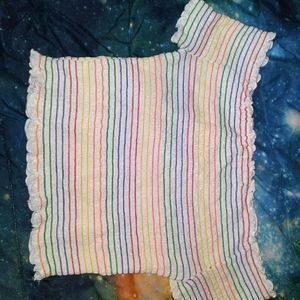 Cold Shoulder Cropped Top (M)